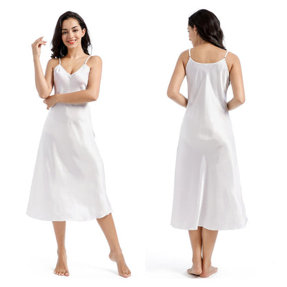 Sexy Satin Women Night Dresses
