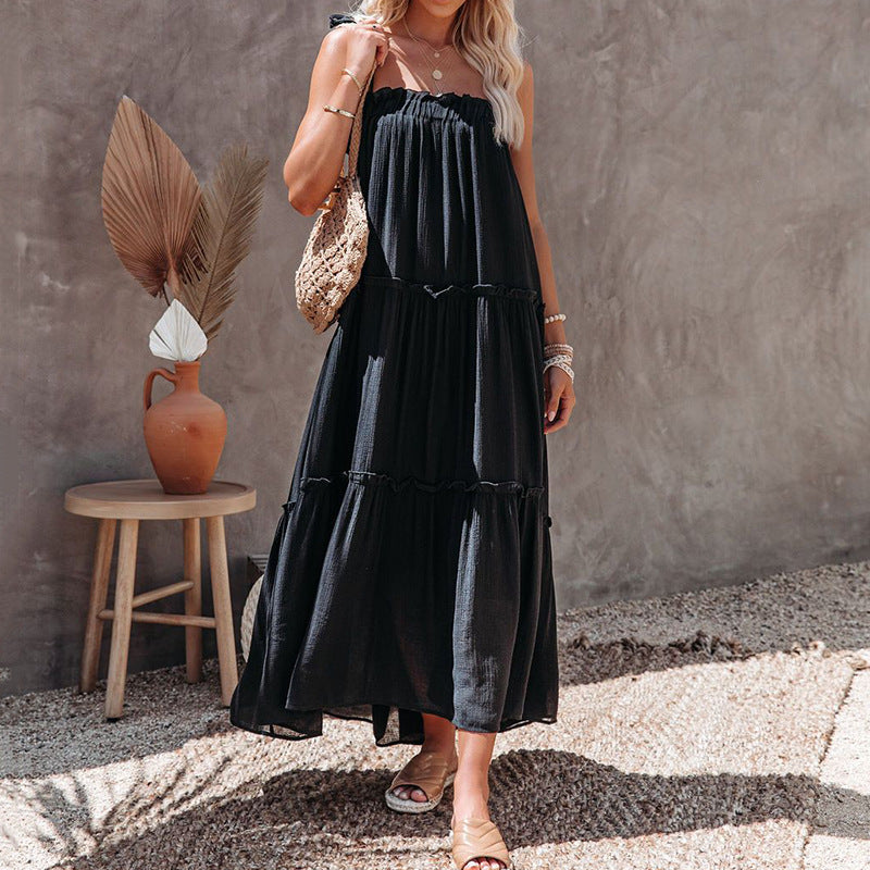 Casual Summer Strapless Beach Dresses