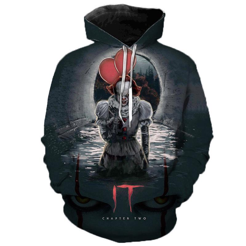 Halloween Clown 3D Prints Casual Hoodies-STYLEGOING