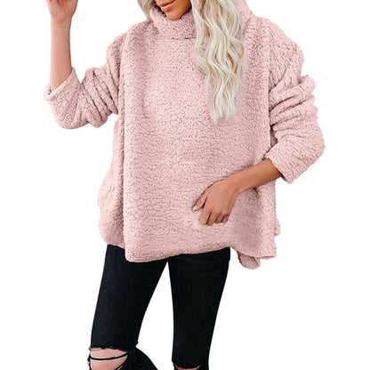 Women Warm Turtleneck Woolen Plus Sizes Winter Sweaters
