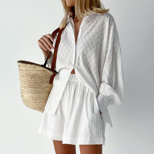 Casual Designed Shirts & Shorts Summer Outfits