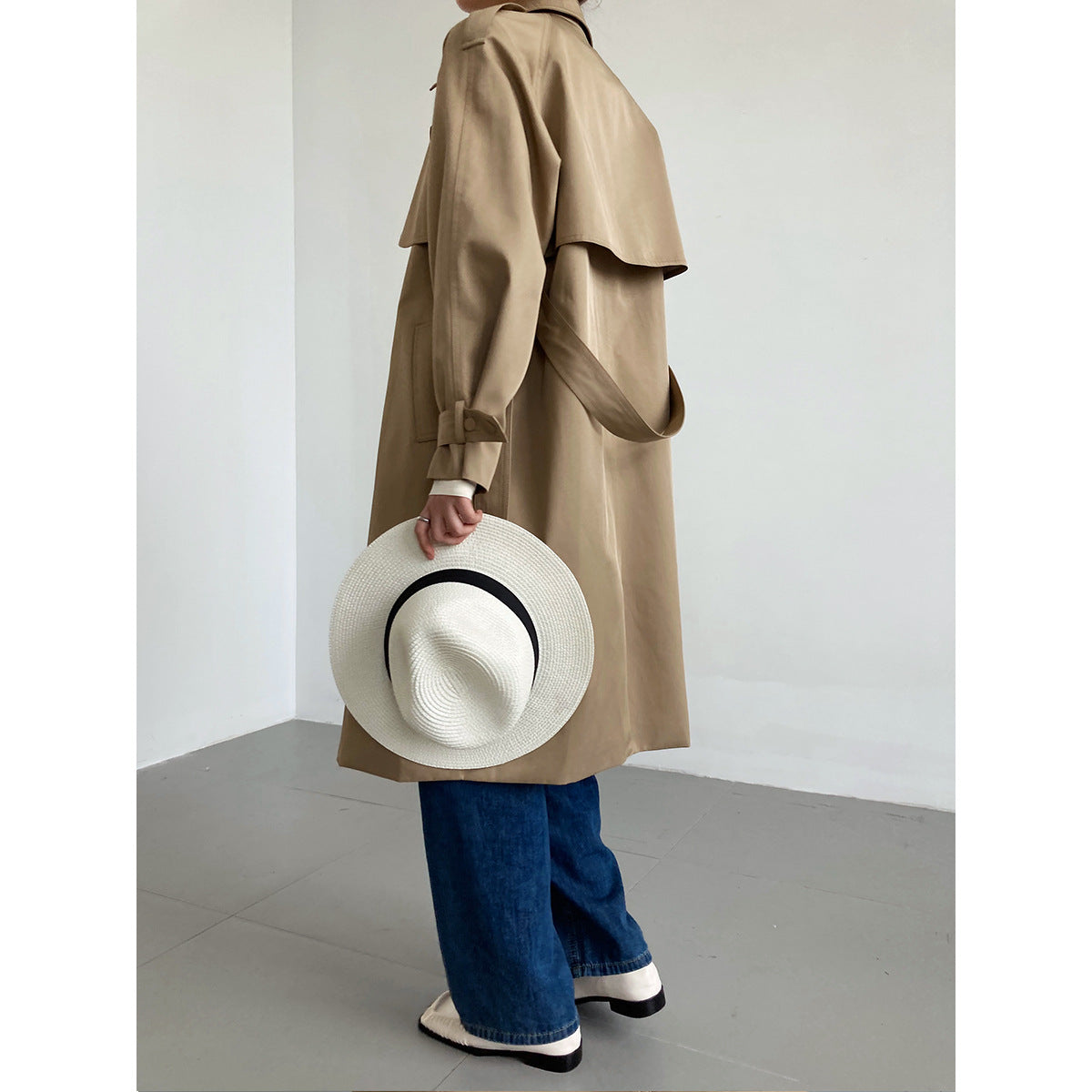 Classy Women Long Windbreak Coats