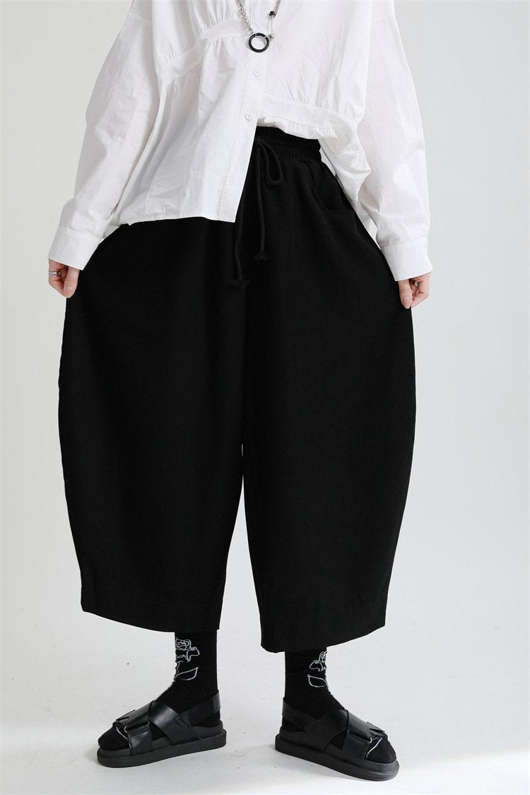 Vintage Women Causal Wide Leg Pants