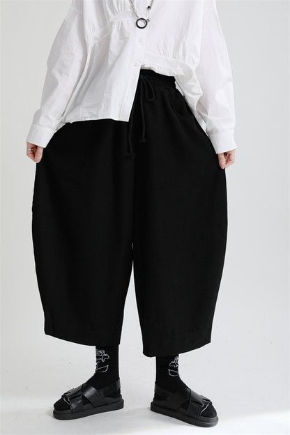 Vintage Women Causal Wide Leg Pants