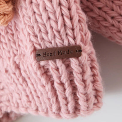 Lovely Handmade 3D Design High Waist Short Sweaters