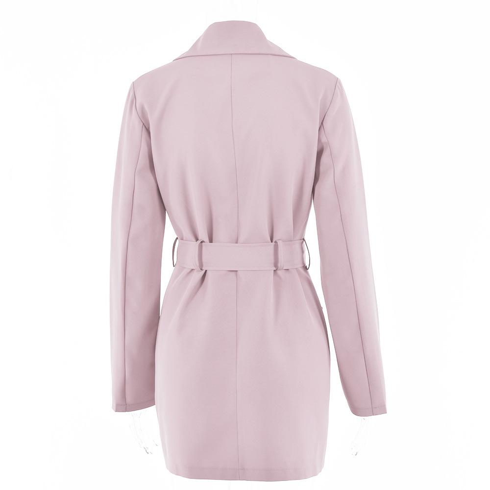 Women Fall Long Blazers with Blet--Free Shipping at meselling99