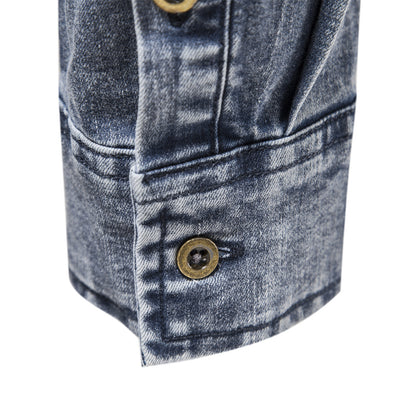 Fashion Denim Long Sleeves Shirts for Men