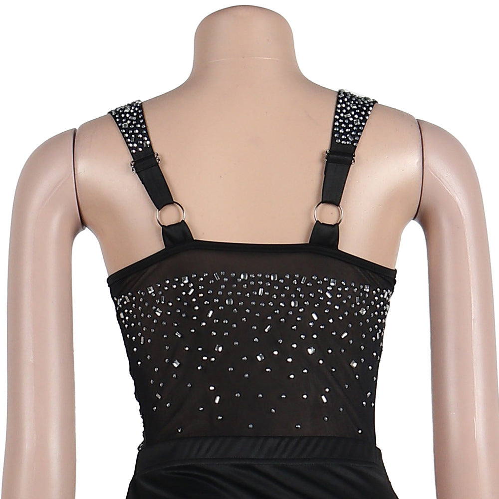Sexy Backless Two Pieces Night Party Dresses