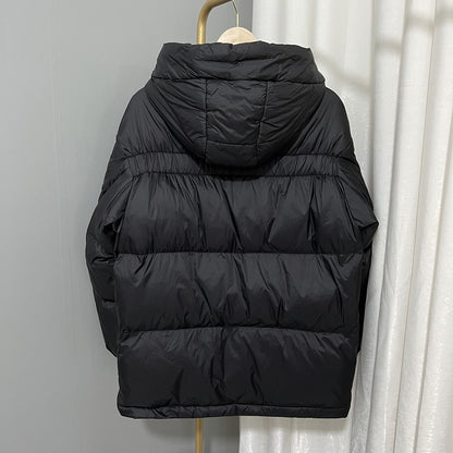 Winter Down Fashion Overcoats with Hats