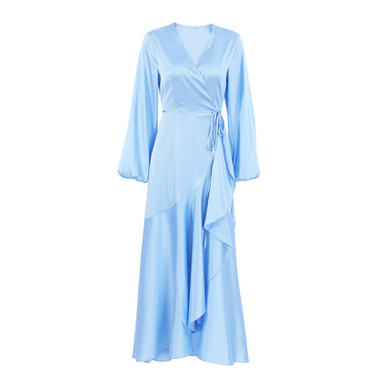 Elegant High Waist Long Sleeves Dresses