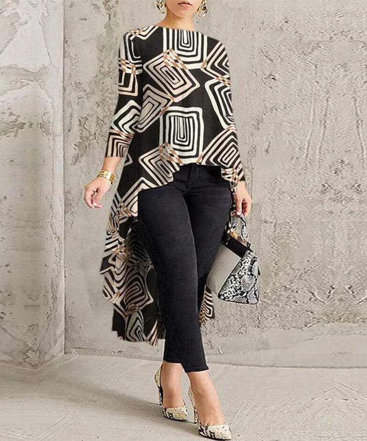 Vintage Asymmetrical Summer Women Dresses
