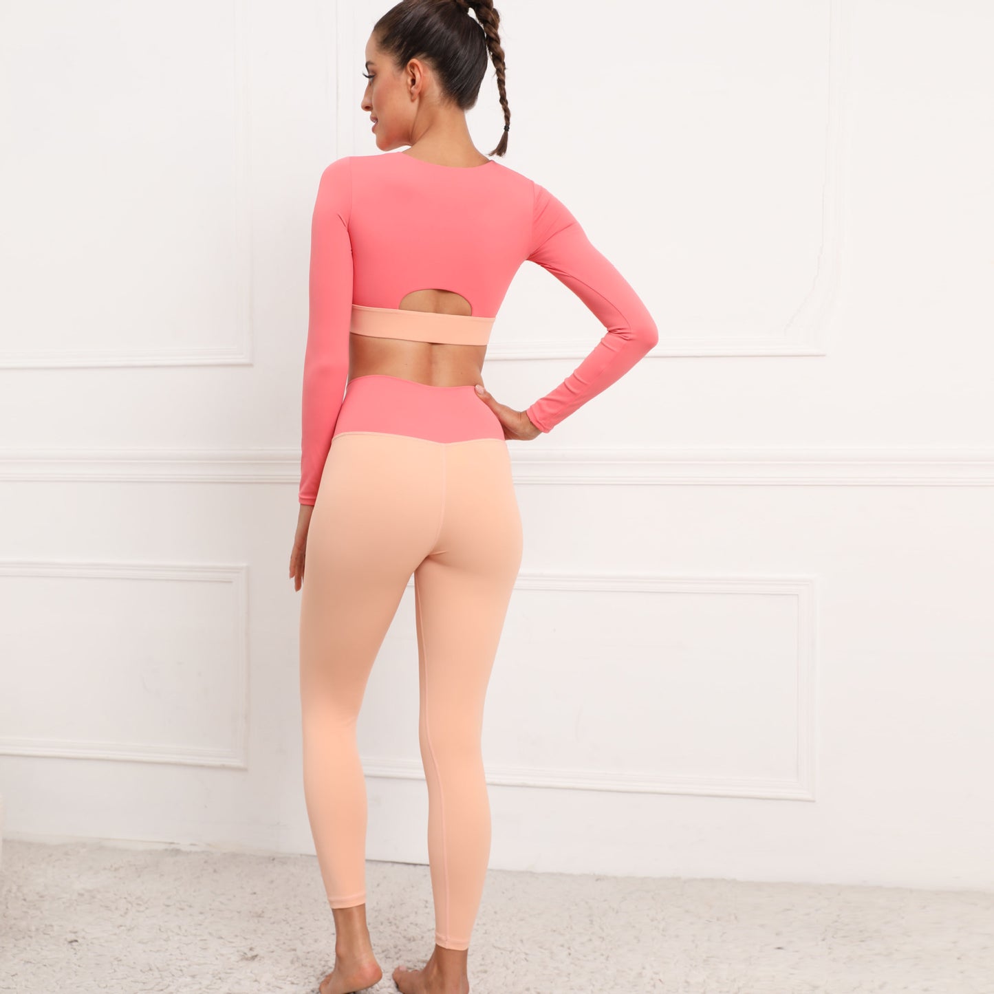 Long Sleeves Two Pieces Running Suits for Women