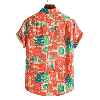 Summer Hawaii Floral Men‘s Beach Sets