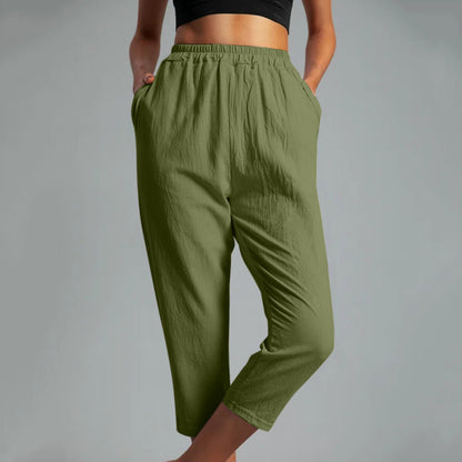 Casual Linen Summer Trousers for Women