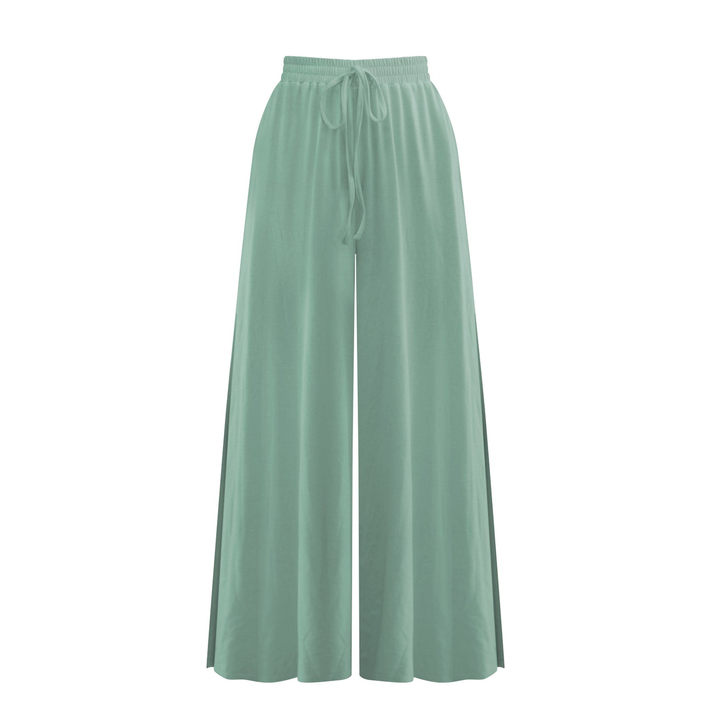 Casual Side Split Women Summer Pants