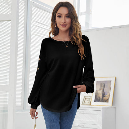 Casual Women Long Sleeves T Shirts