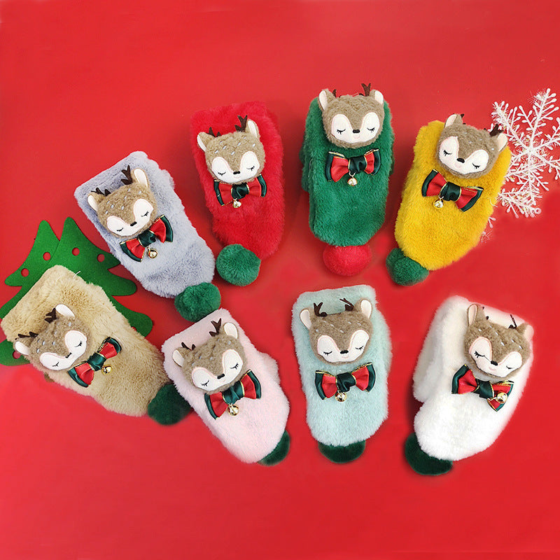 Christmas Elk Design Warm Scarves for Kids