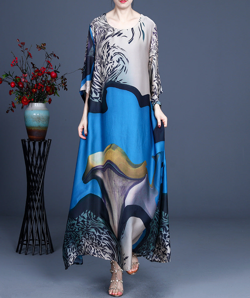 Luxrury Tencel Irregular Long Dresses