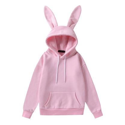 Cat Ear Design Women Velvet Hooides