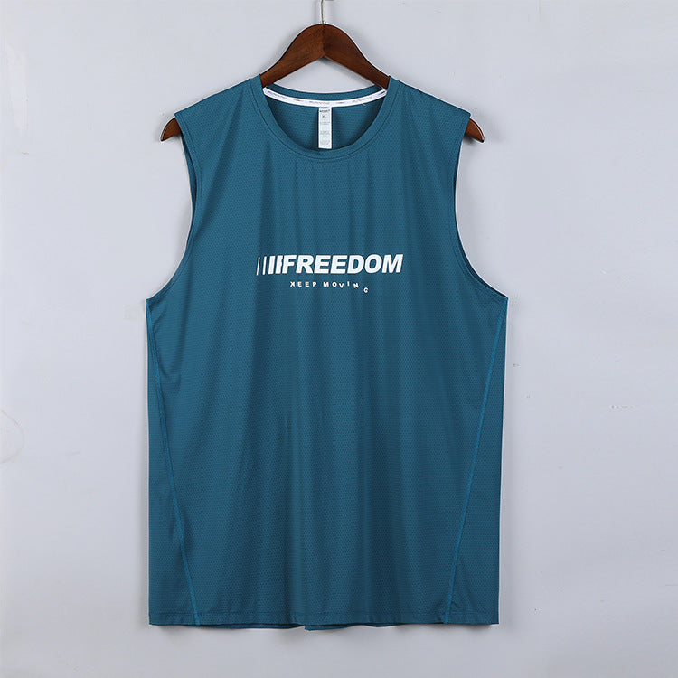 Sports Quick Drying Men Sleeveless T Shirts
