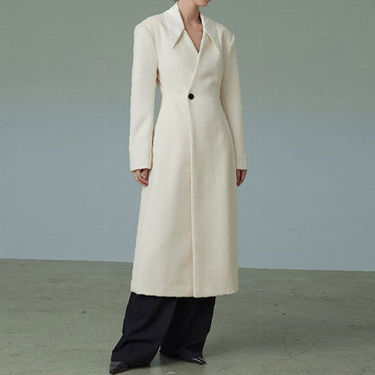 Designed Woolen Long Overcoats for Women