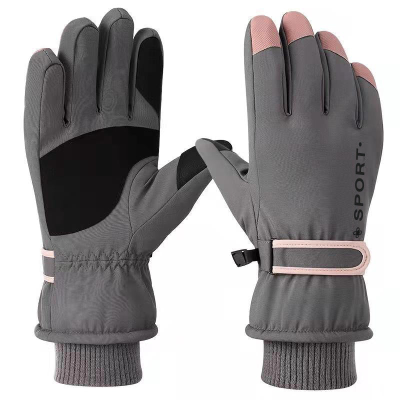Winter Warter Proof Warm Skiing Gloves for Men and Women