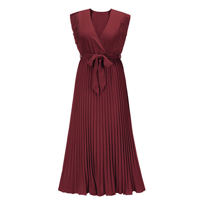 Casual Chiffon Sleeveless Women Long Maxi Dresses