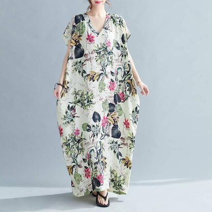 Women Summer Plus Sizes Long Dresses