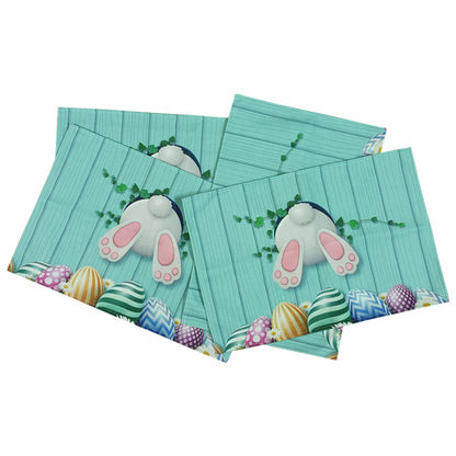 Happy Easter Day Rabbit Painted Eggs Coaster 10pcs/Set