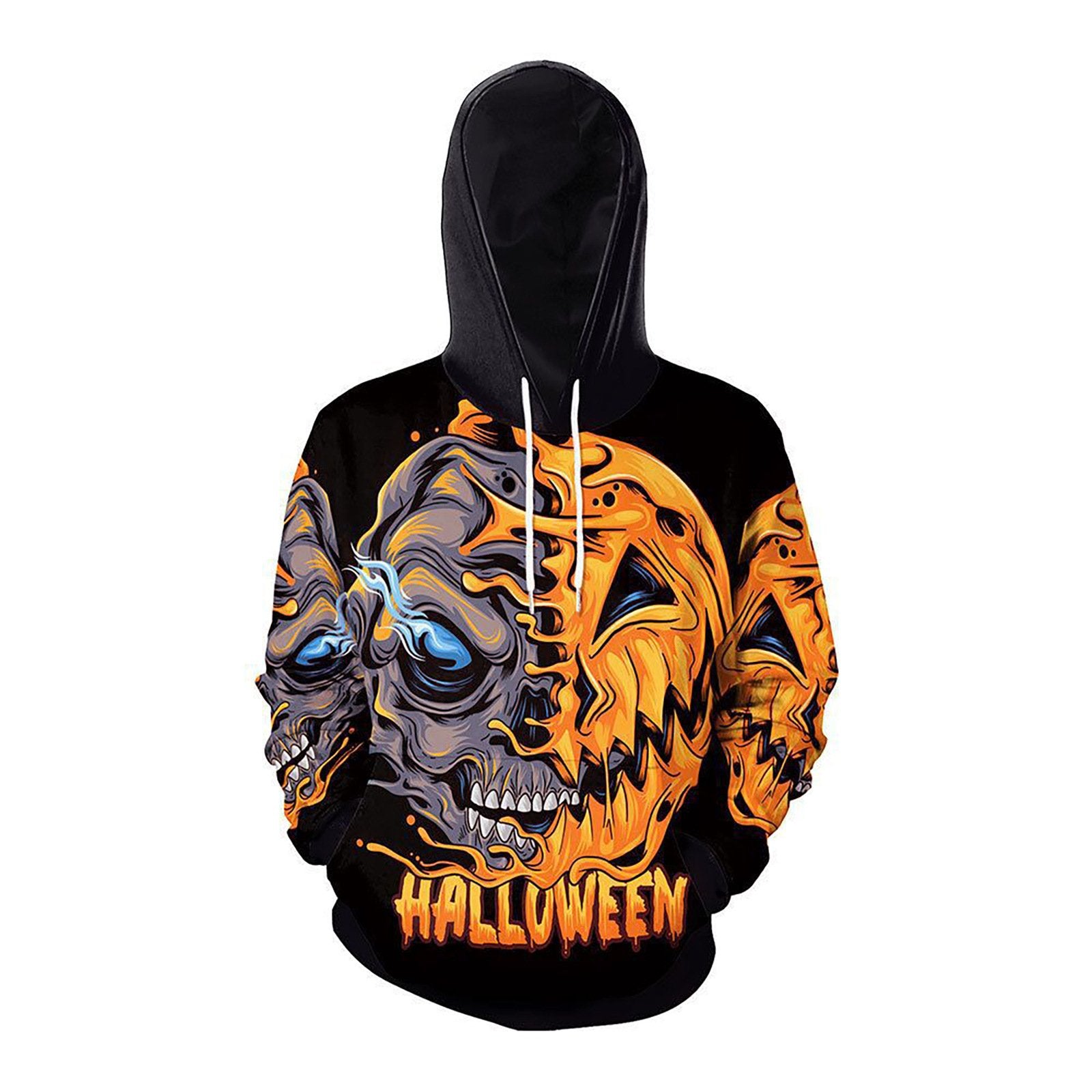 Happy Halloween Drawstring Hoodies for Winter-STYLEGOING