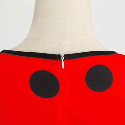 Summer Sleeveless Polka Dot Dresses
