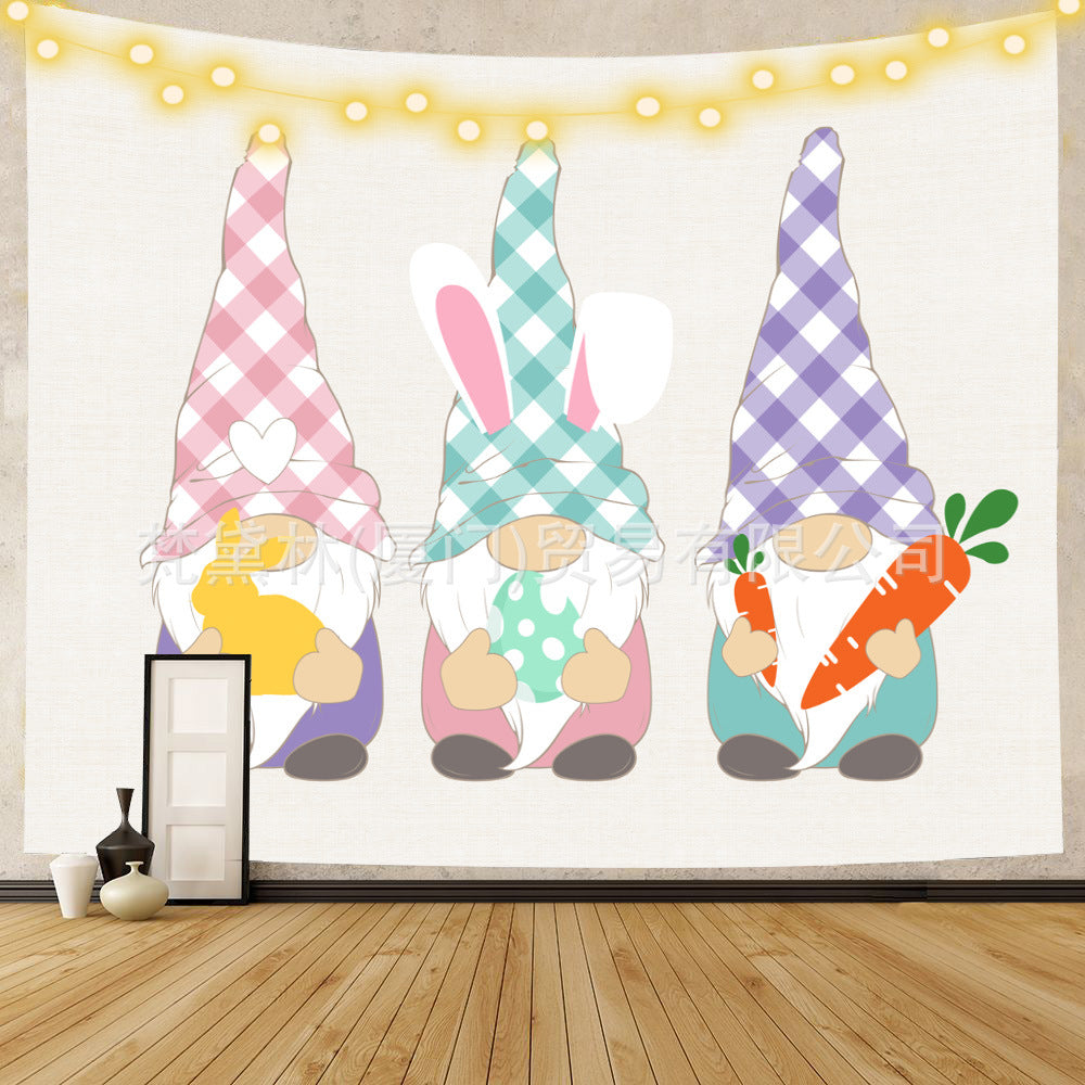 Happy Easter Day Room Wall Tapestry for Decoration