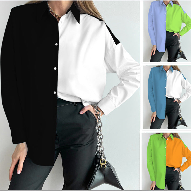 Casual Long Sleeves Fall Shirts for Women