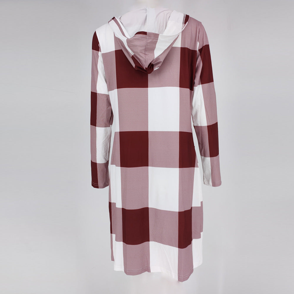 Women Long Sleeves Long Hoodies Overcoat
