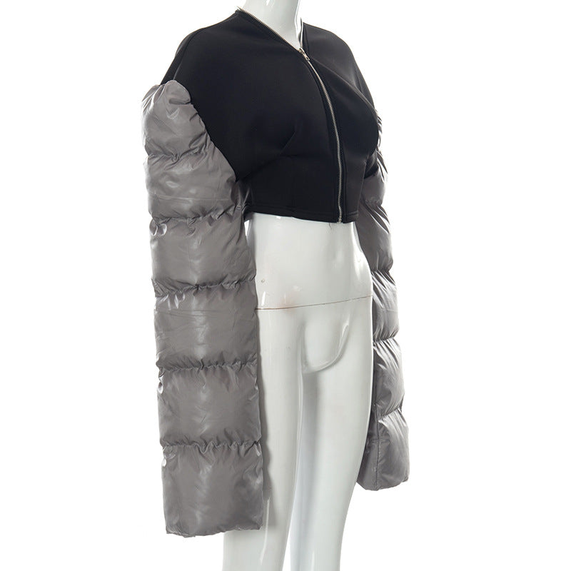 Designed Winter Cotton Short Overcoats Jacket for Women