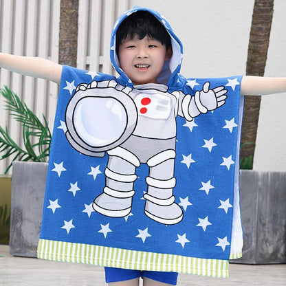 Kids Cartoon Print Bath Towel-STYLEGOING