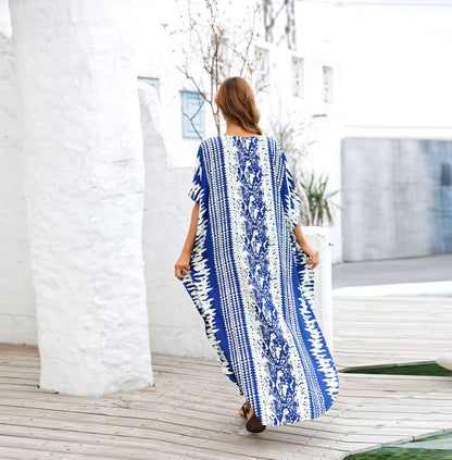 Women Summer Casual Plus Sizes Long Bikinis Cover Ups