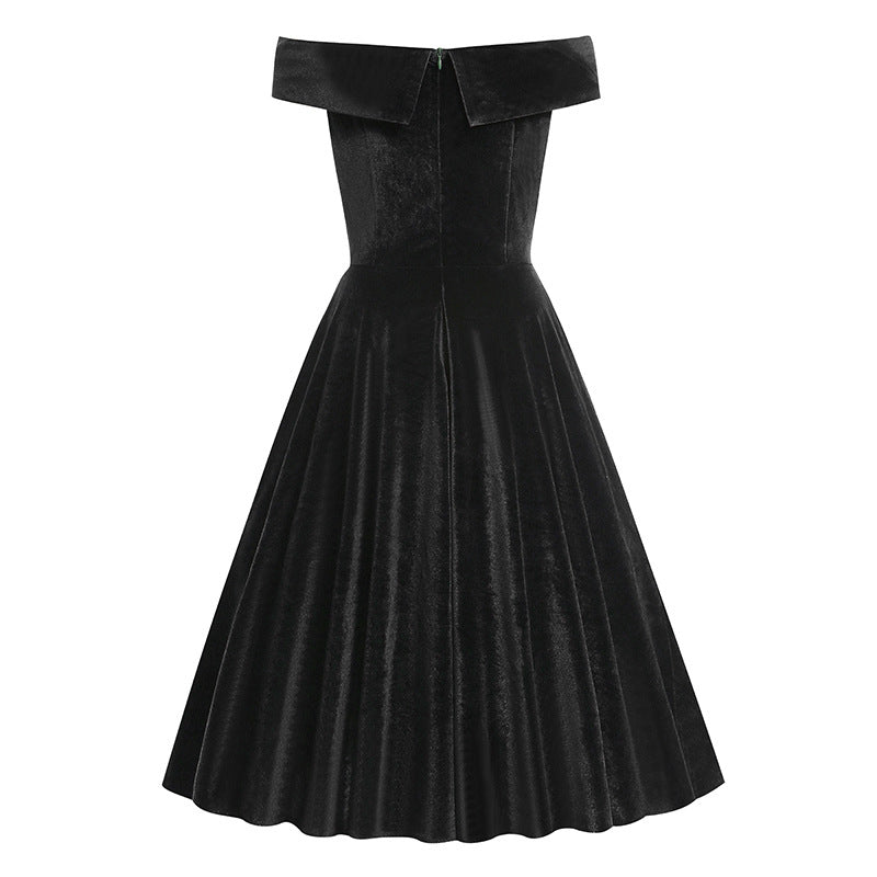 Off The Shoulder Merry Christmas Dresses
