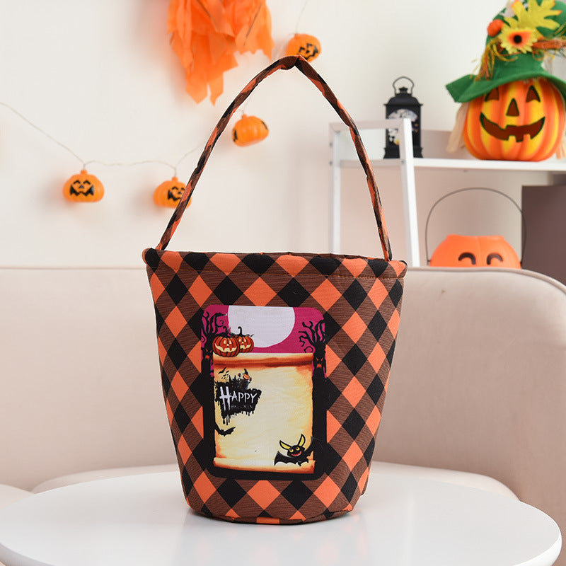 Halloween Pumpkin Candy Handle Bags/Basket