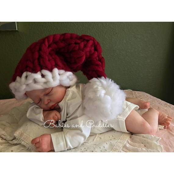 Merry Christmas Parent-kids Crochet Hats