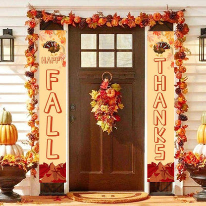Thanksgiving Day Couplet Home Garden Door Decoration