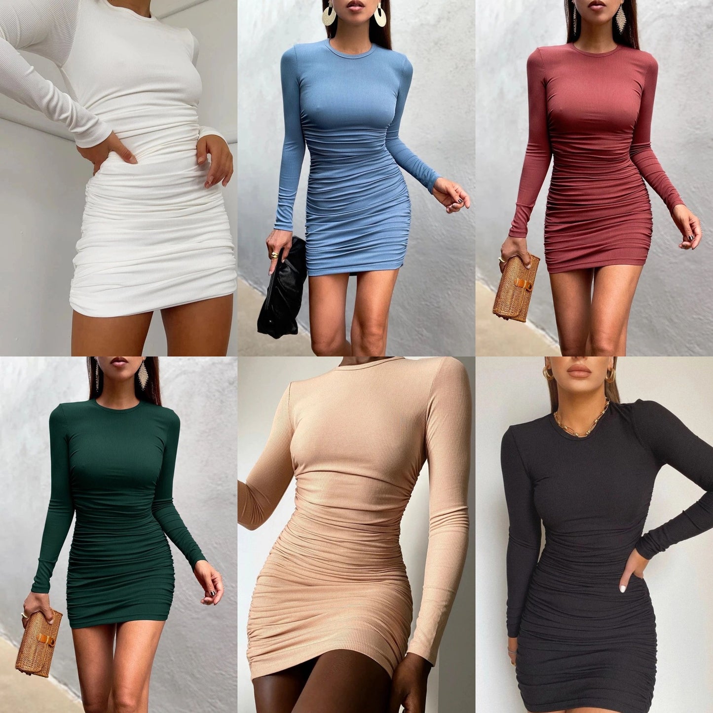 Sexy Tight Women Mini Dresses