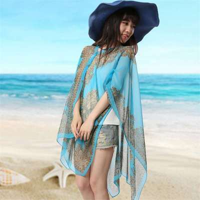 Summer Chiffon Women Cape Covers