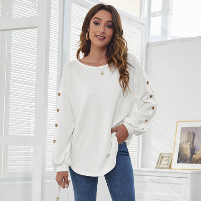 Casual Women Long Sleeves T Shirts
