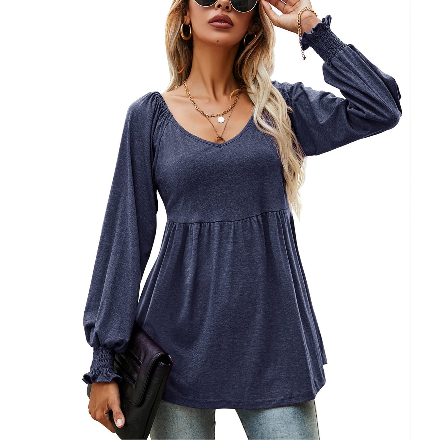 Casual Fall Long Sleeves T Shirts for Women
