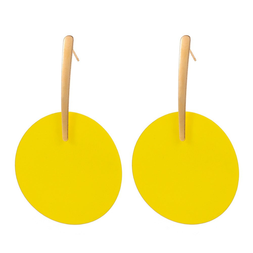 Fashion Geometry Design Women Drop Earrings