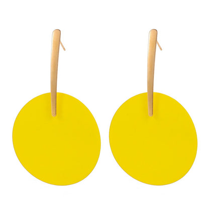 Fashion Geometry Design Women Drop Earrings