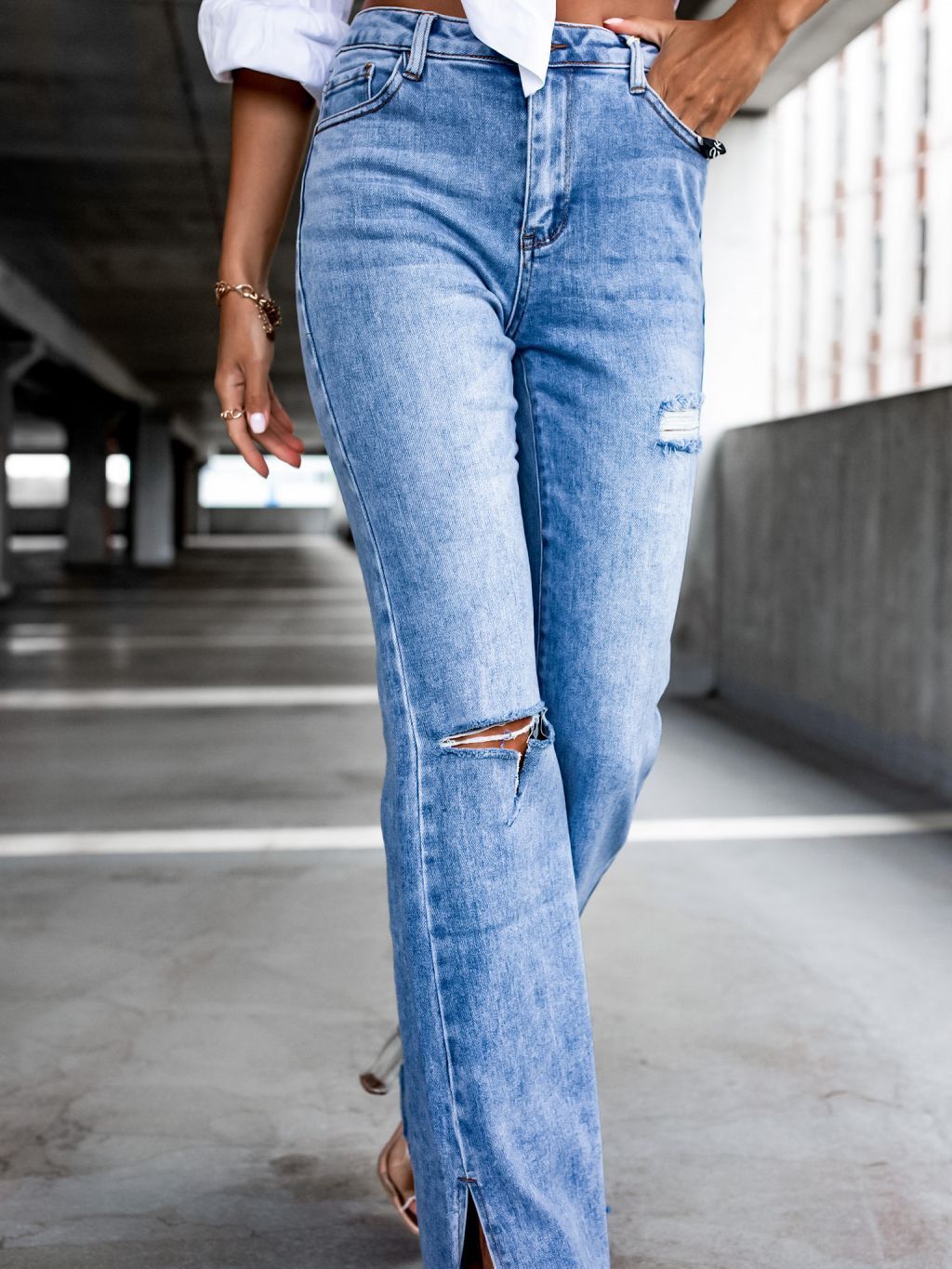 Casual Straight Women Autumn Jeans