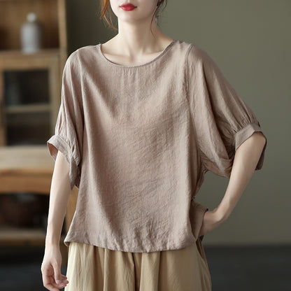 Summer Vintage Women Short Sleeves T Shirts