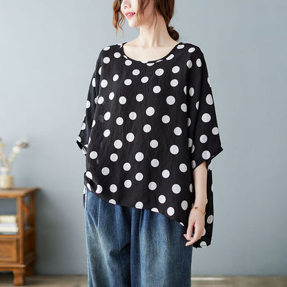 Summer Plus Sizes Short Sleeves Blouses Shirts